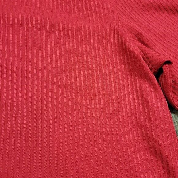 Ping T Shirt Mens Large Red  Performance Dynamics Golf Striped Long Sl READ - Picture 4 of 8
